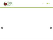 Tablet Screenshot of cafecapri.se